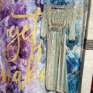 Floral Long Sleeve Maxi Dress